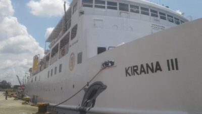 KM Kirana III Angkut 517 Penumpang dari Sampit Tujuan Surabaya